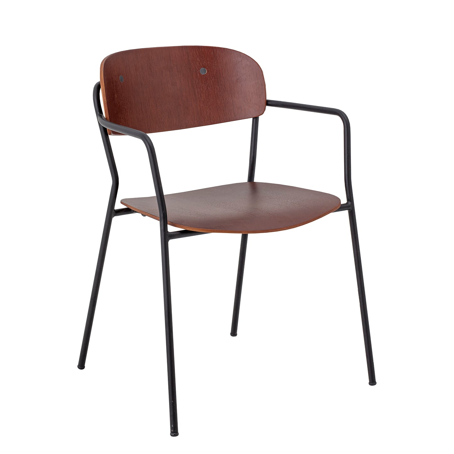 Piter Dining Chair 2pcs - Brown / Plywood