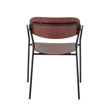 Piter Dining Chair 2pcs - Brown / Plywood