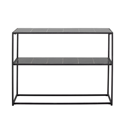 June Console Table - Black / Stone