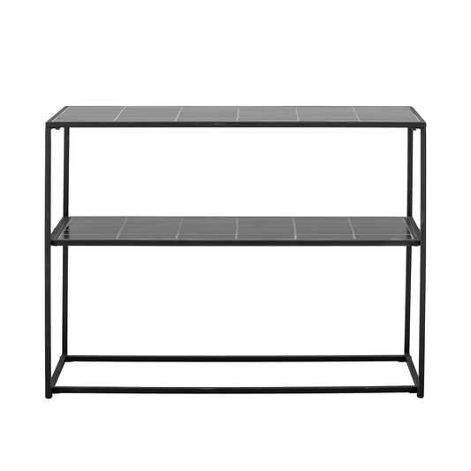 June Console Table - Black / Stone