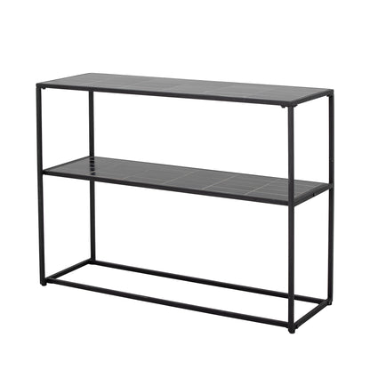 June Console Table - Black / Stone