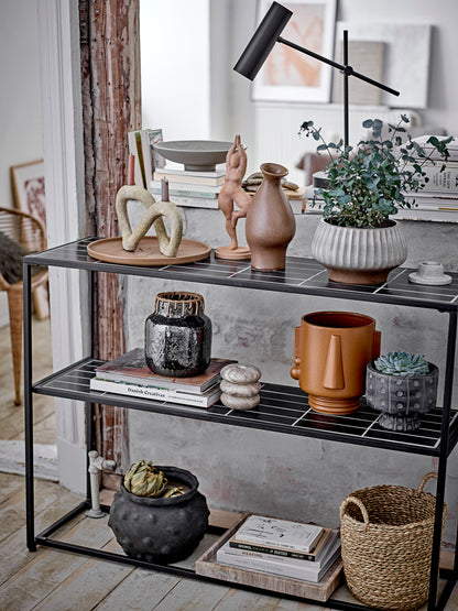 June Console Table - Black / Stone