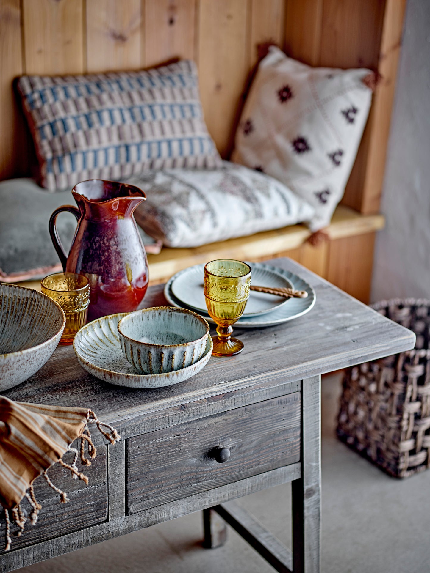 Camden Console Table - Nature / Reclaimed Pinewood