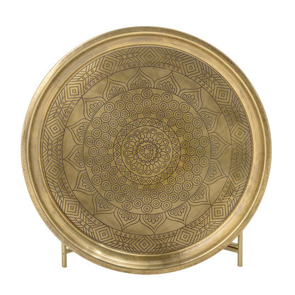 Dalia Coffee/Tray Table - Brass