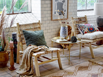 Dalia Coffee/Tray Table - Brass