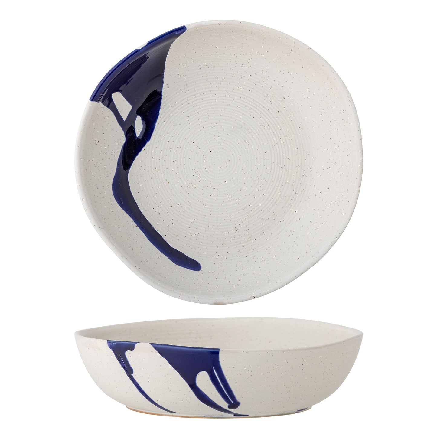 Okayama Bowl Ø26,5 cm - Set of 4 - White/Blue