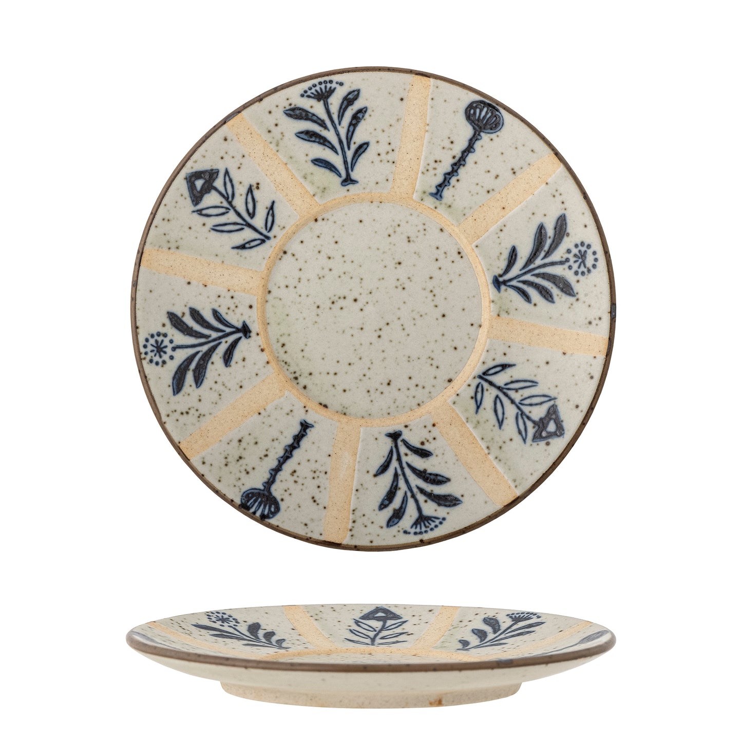 Leonie Plate Ø16 cm - Set of 4 - Blue