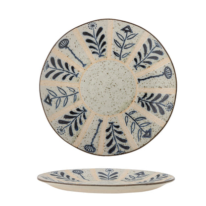 Leonie Plate Ø21 cm - Set of 4 - Blue