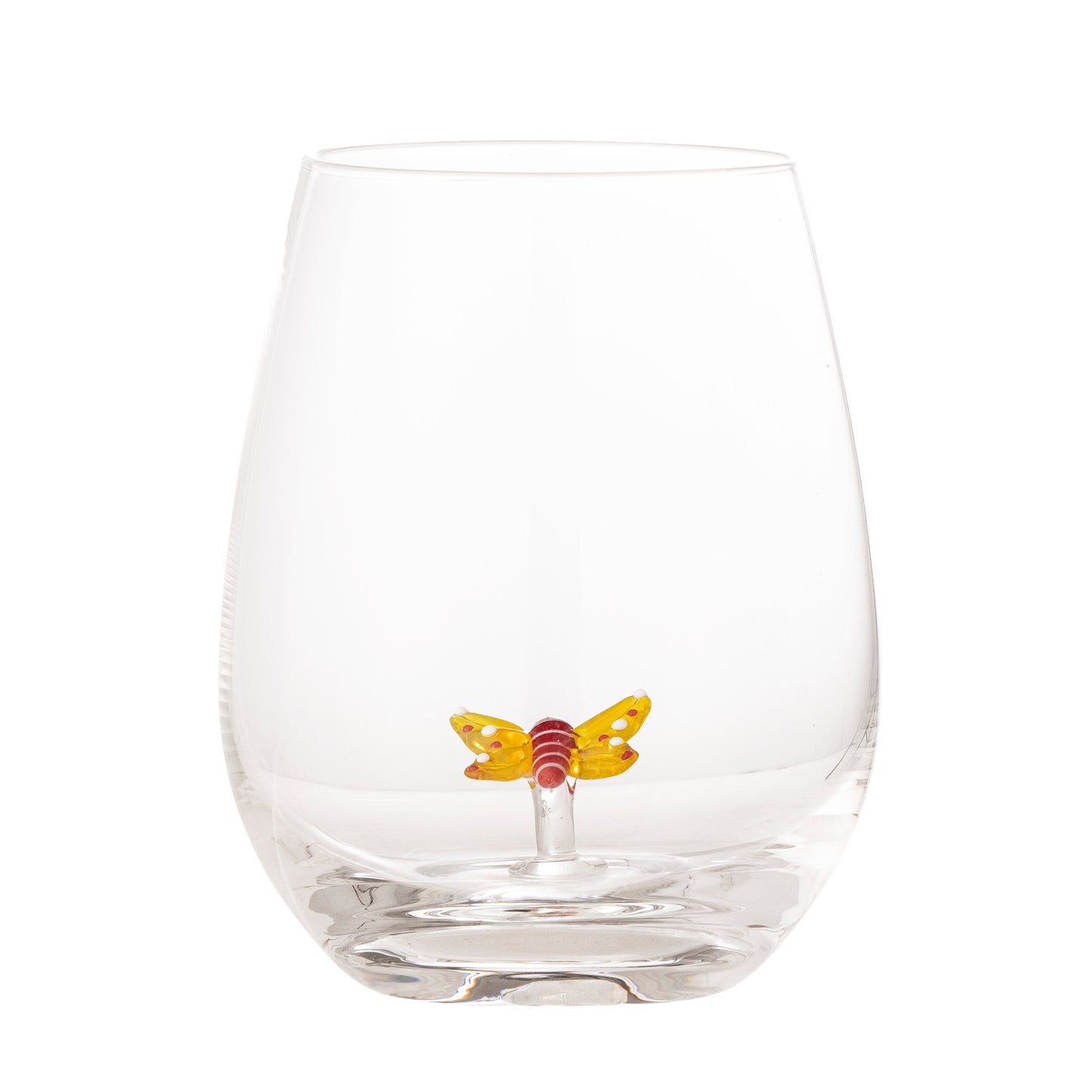 Misa Drinking Glass - Set of 4 - Butterfly