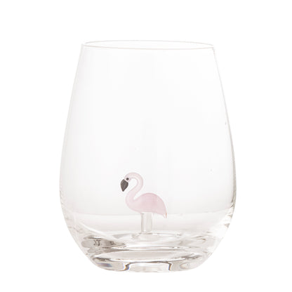 Misa Drinking Glass - Set of 4 - Flamingo