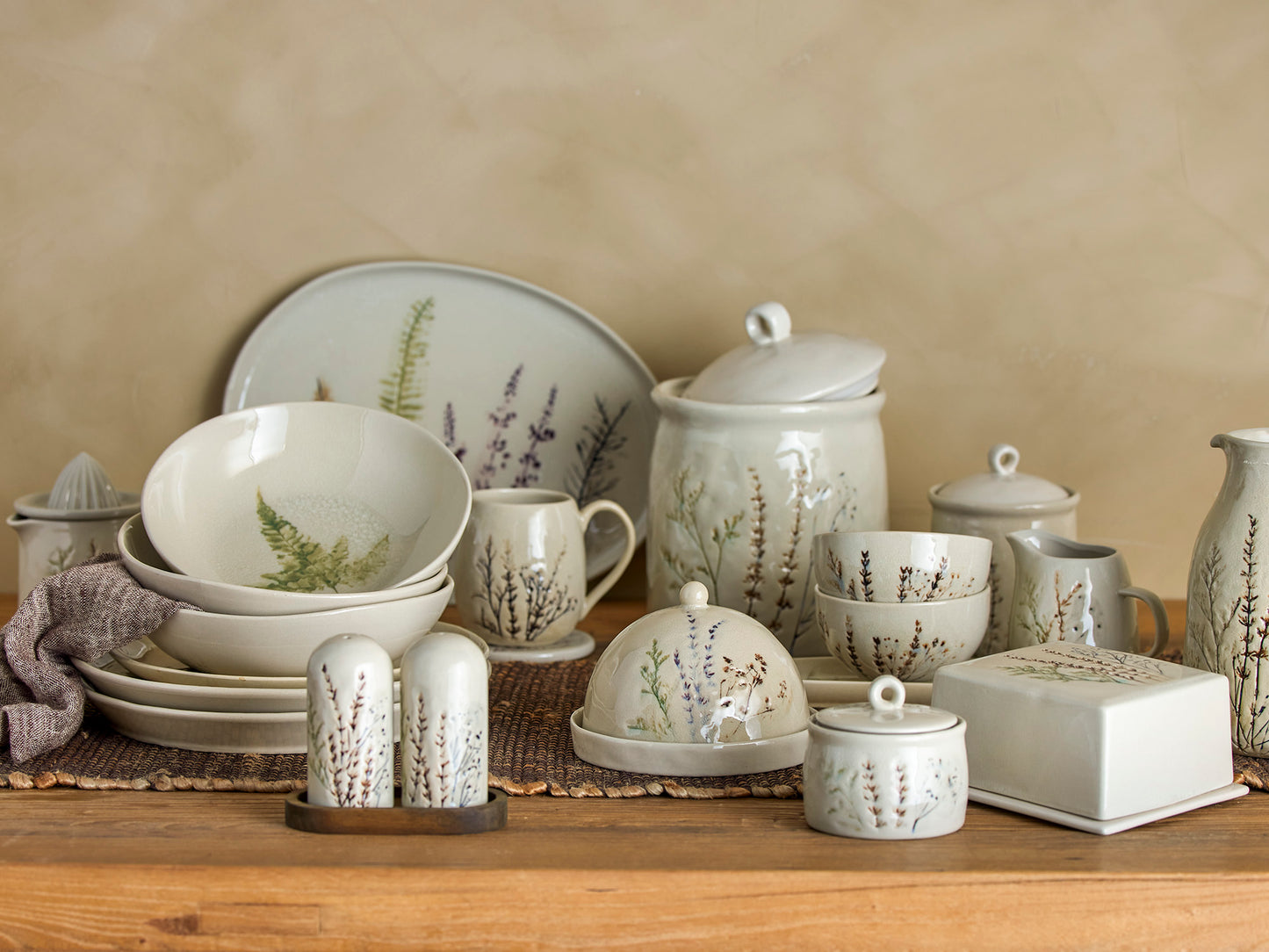 Bea Deep Plate - Set of 4 - Nature