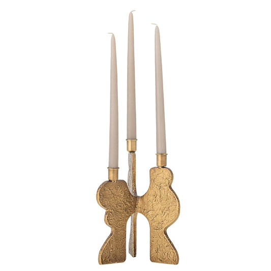 Lux Candle Holder - Gold / Metal