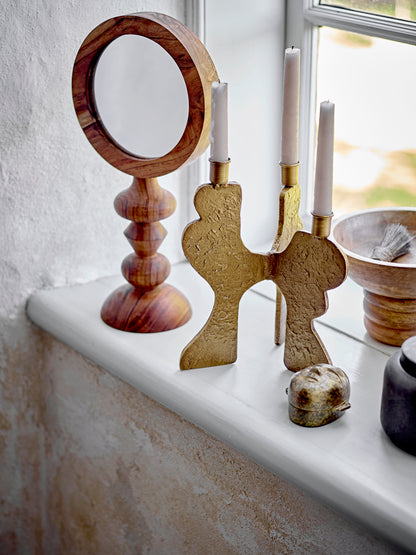 Lux Candle Holder - Gold / Metal
