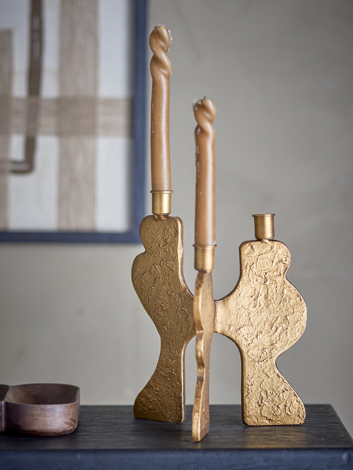 Lux Candle Holder - Gold / Metal