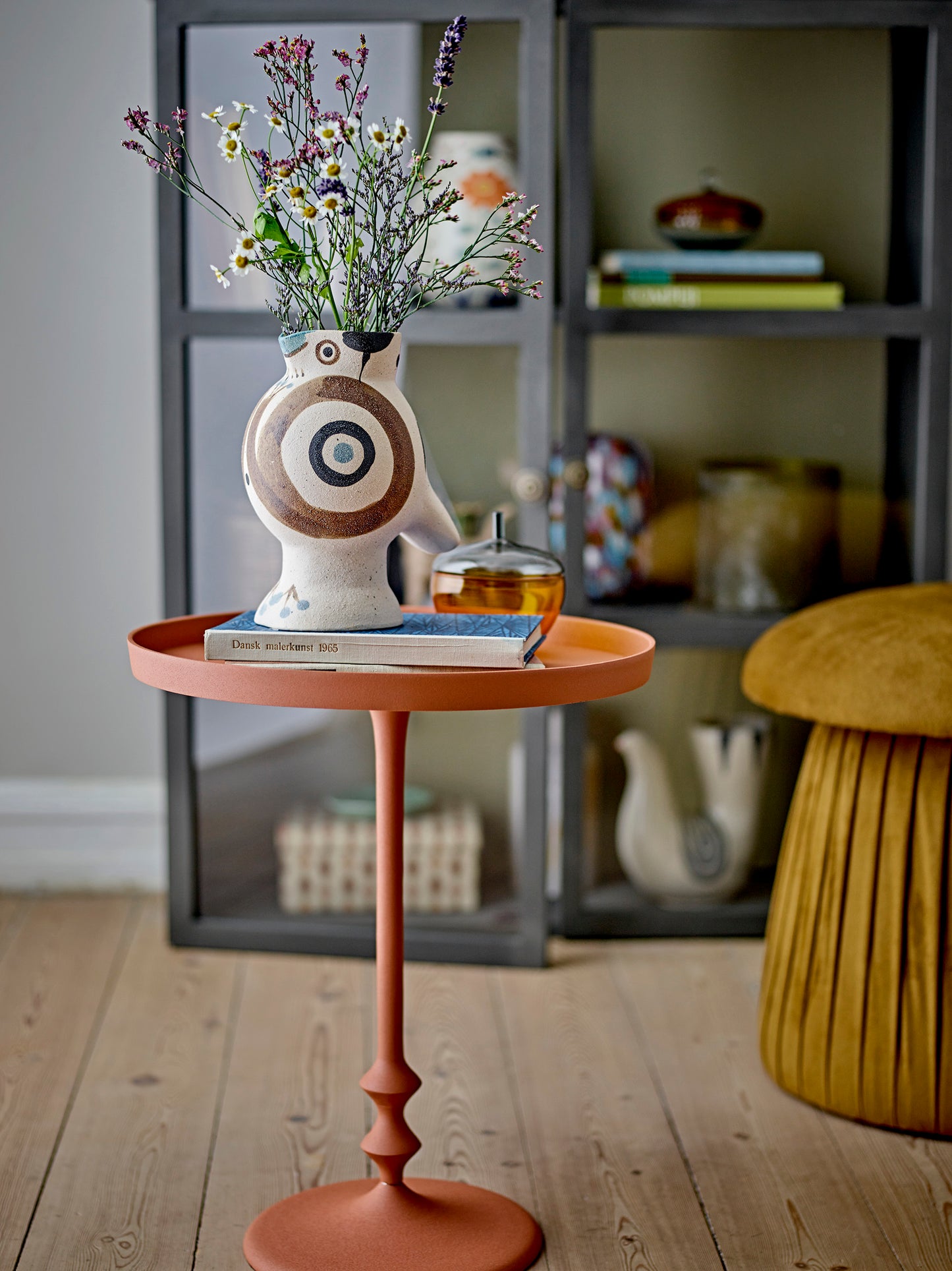 Anjou Side Table - Orange