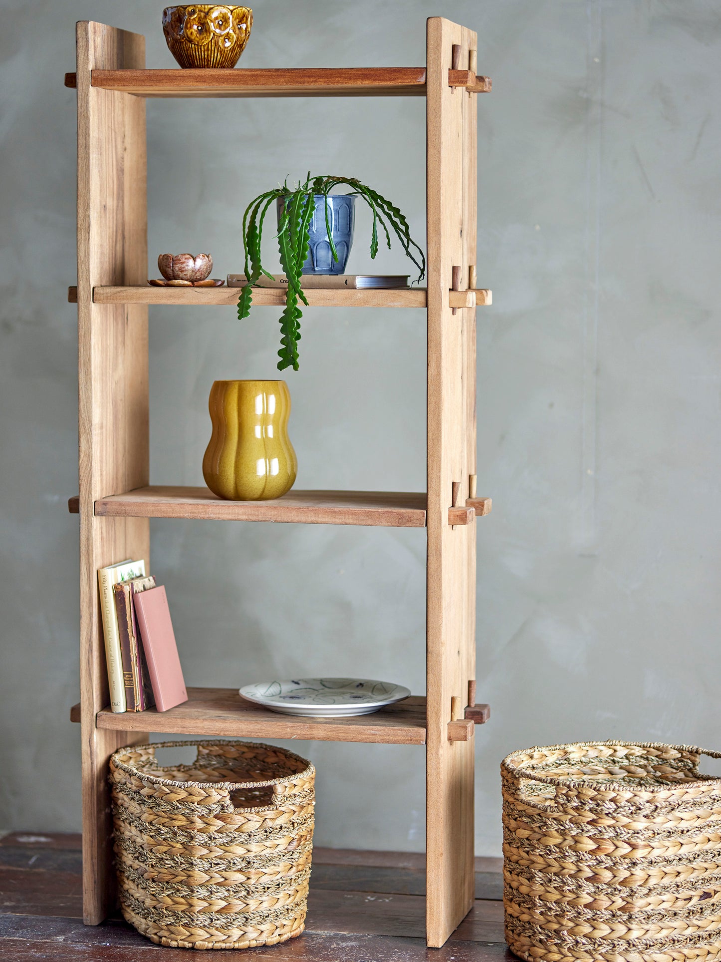 Duke Bookcase - Brown / Reclaimed Wood