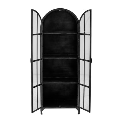 Papole Cabinet - Black / Metal