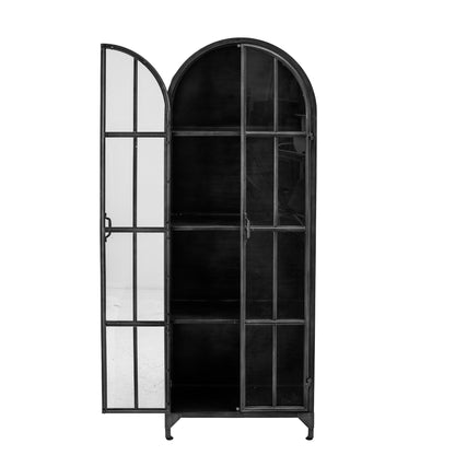 Papole Cabinet - Black / Metal