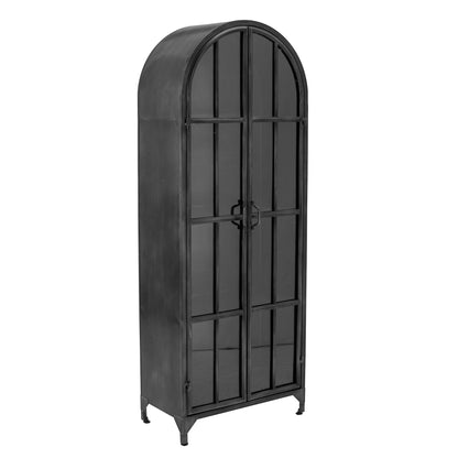 Papole Cabinet - Black / Metal