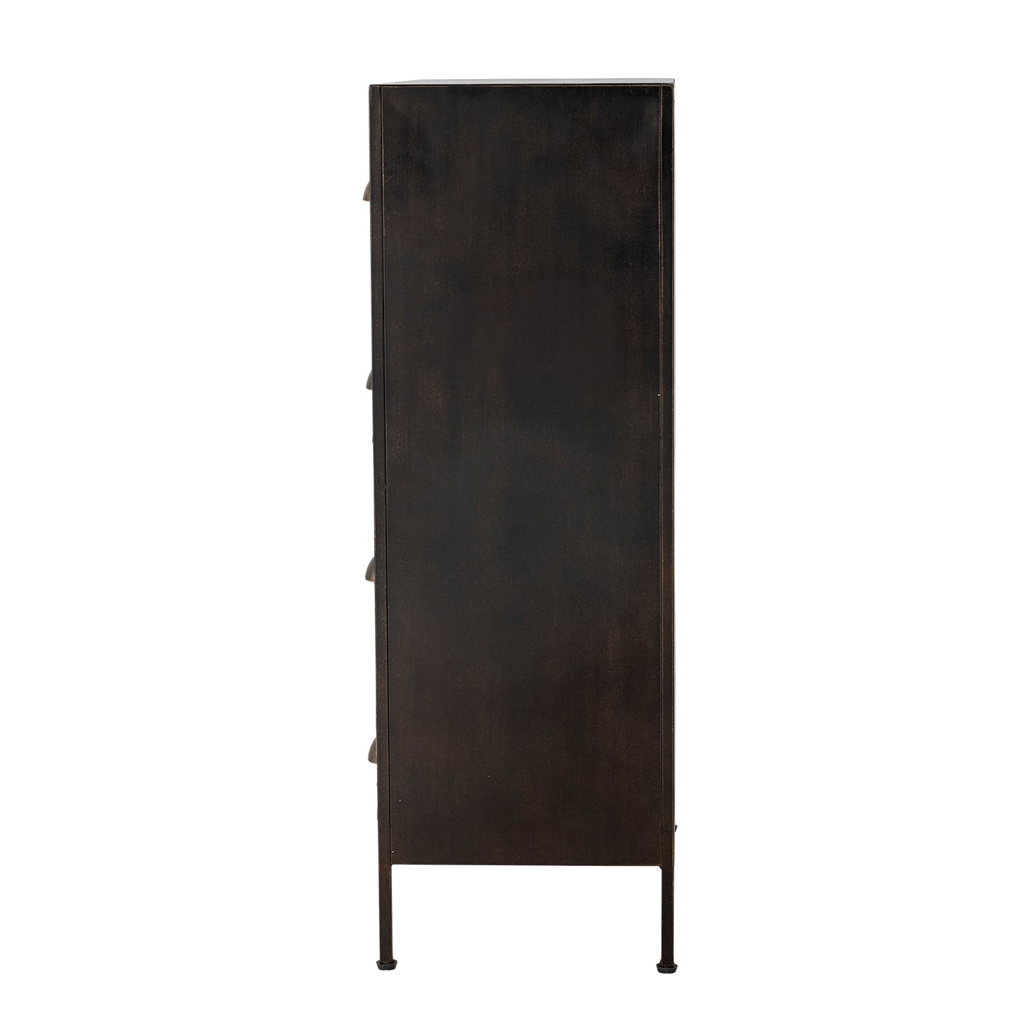 Matteo Drawers - Black/Brown, Metal/Wood