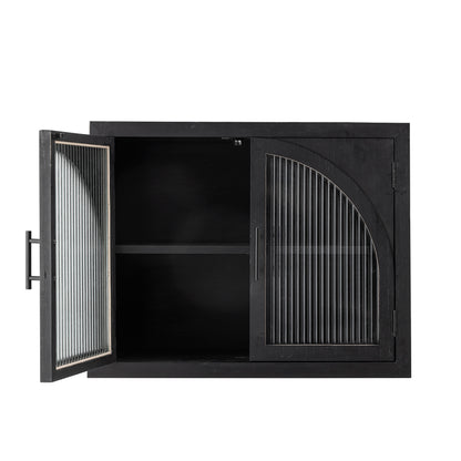 Lario Cabinet - Black / Pine