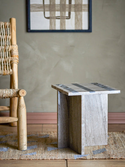 Clea Side Table - Marble