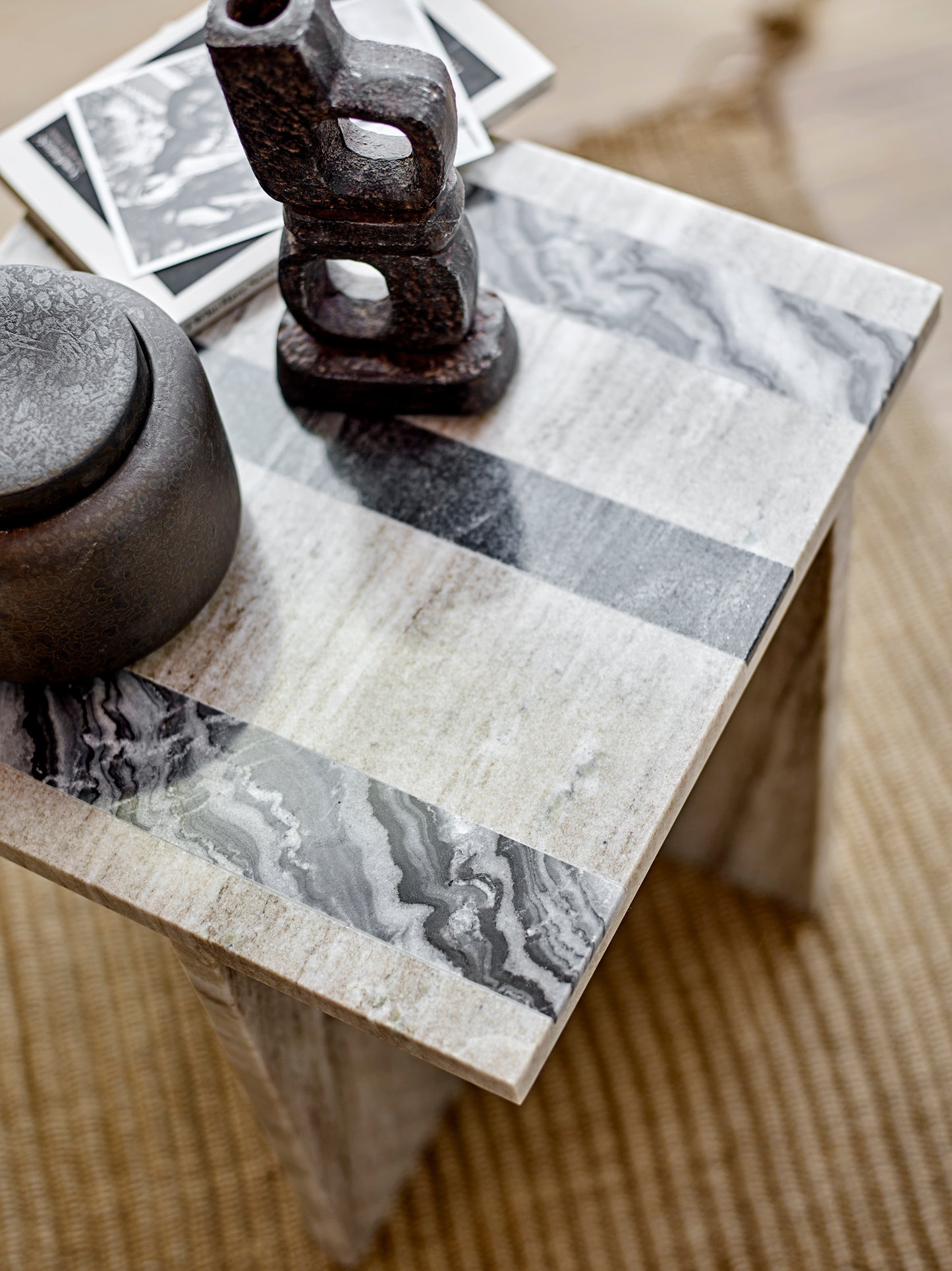 Clea Side Table - Marble