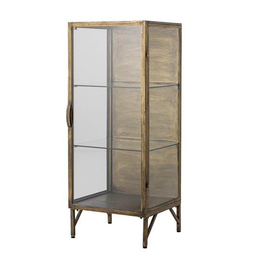 Saone Cabinet - Brass / Glass