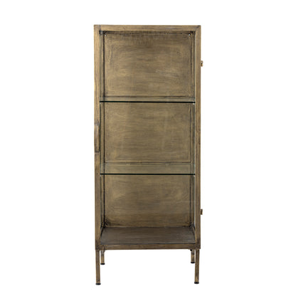 Saone Cabinet - Brass / Glass