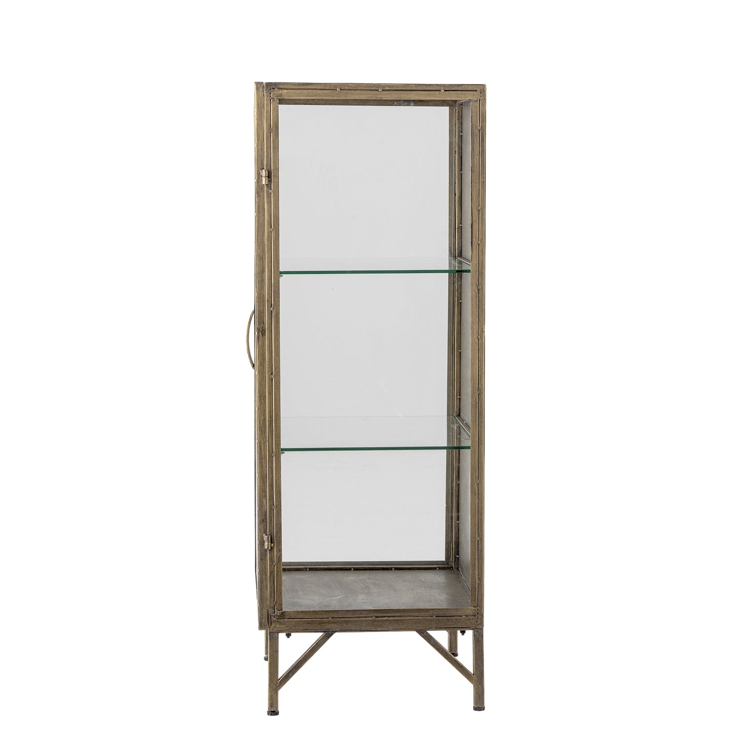 Saone Cabinet - Brass / Glass