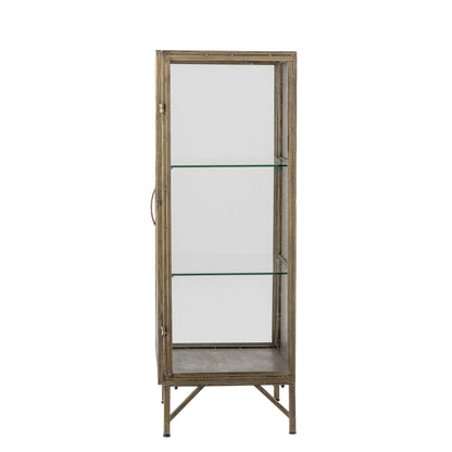 Saone Cabinet - Brass / Glass