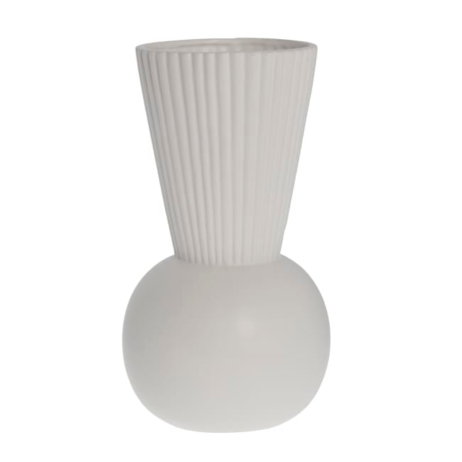 Anine vase H29,3 cm - white