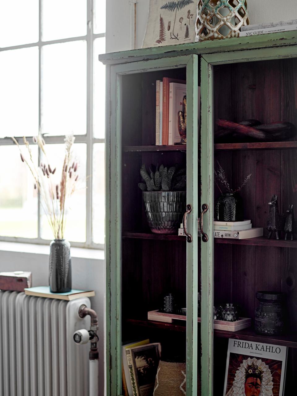 Hazem Cabinet - Green / Firwood