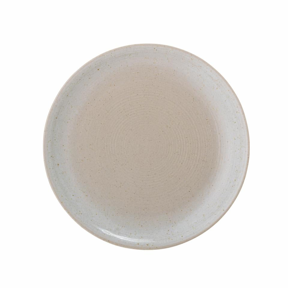 Taupe Plate Ø21,5 cm - Set of 6 - Nature