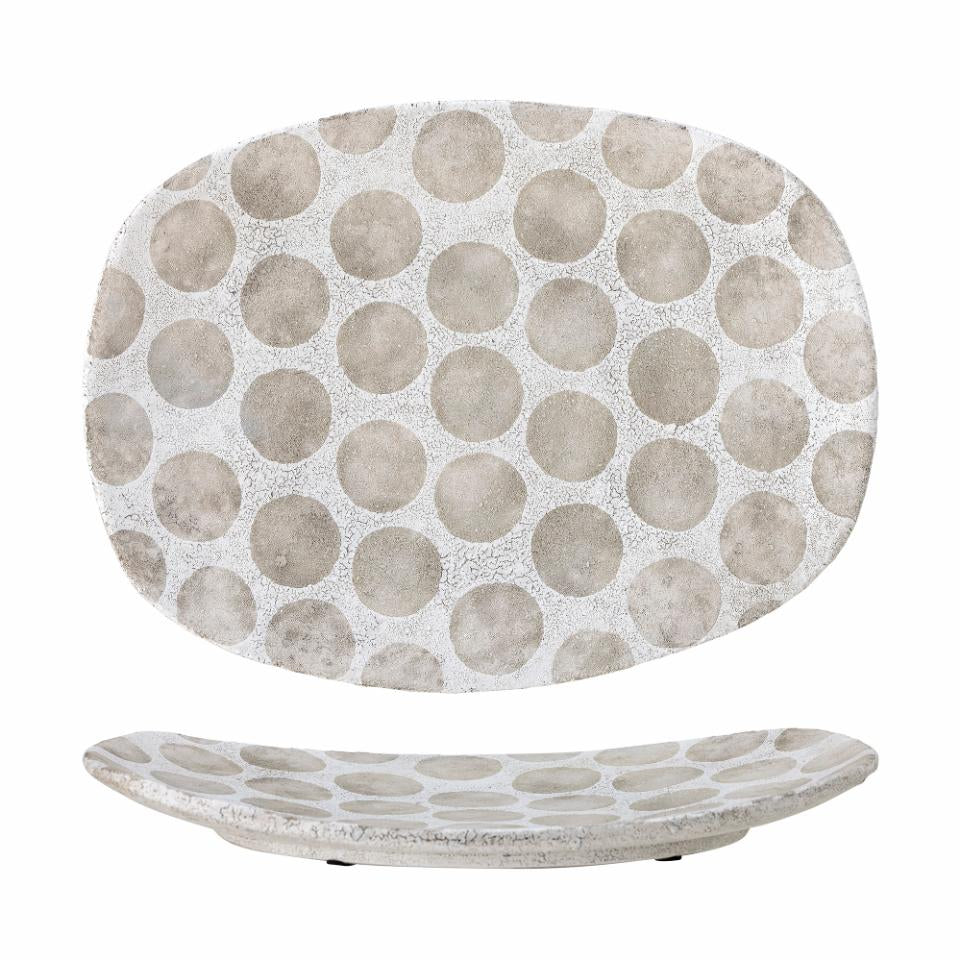 Plato decorativo Felan - Blanco