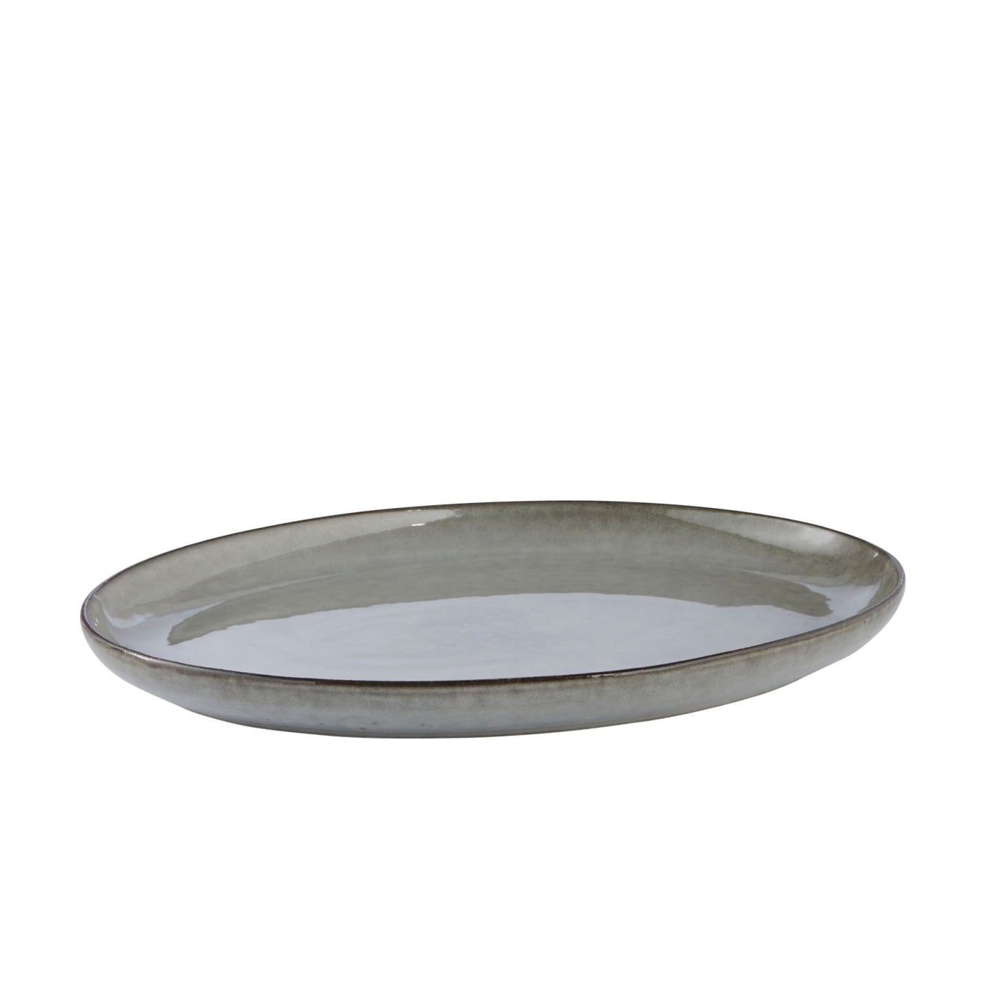 Amera serving plate 34x27 cm - grey