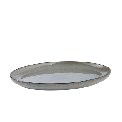 Amera serving plate 34x27 cm - grey