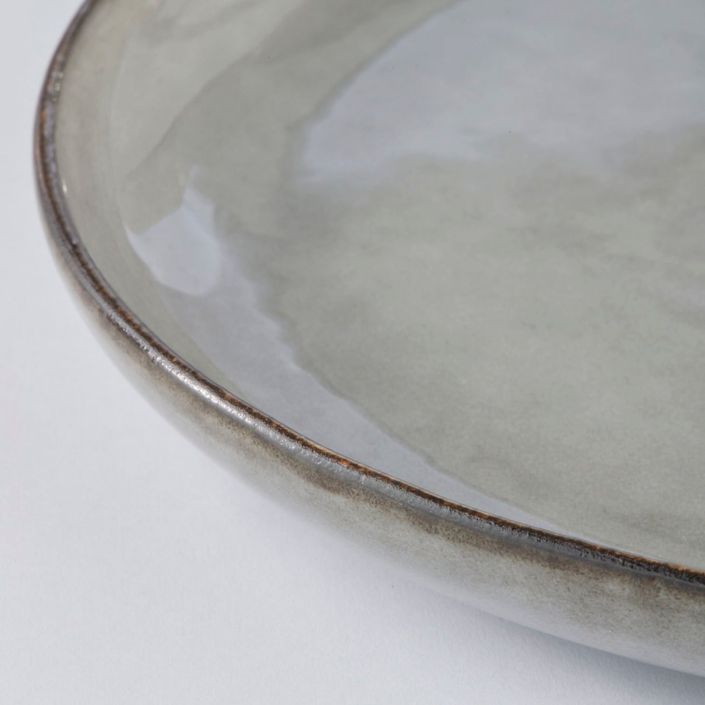 Amera serving plate 34x27 cm - grey