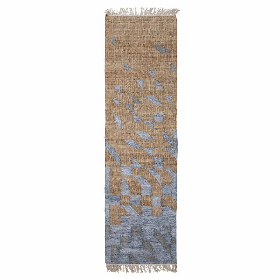 Vikka Rug 245x75 cm - Blue/Brown