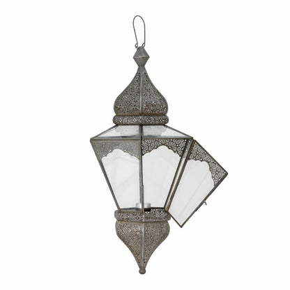 Farol Isabell - Gris / Vidrio