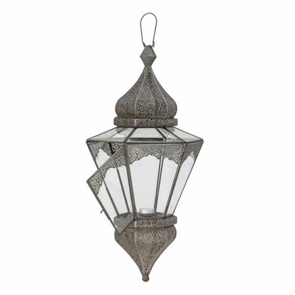 Farol Isabell - Gris / Vidrio