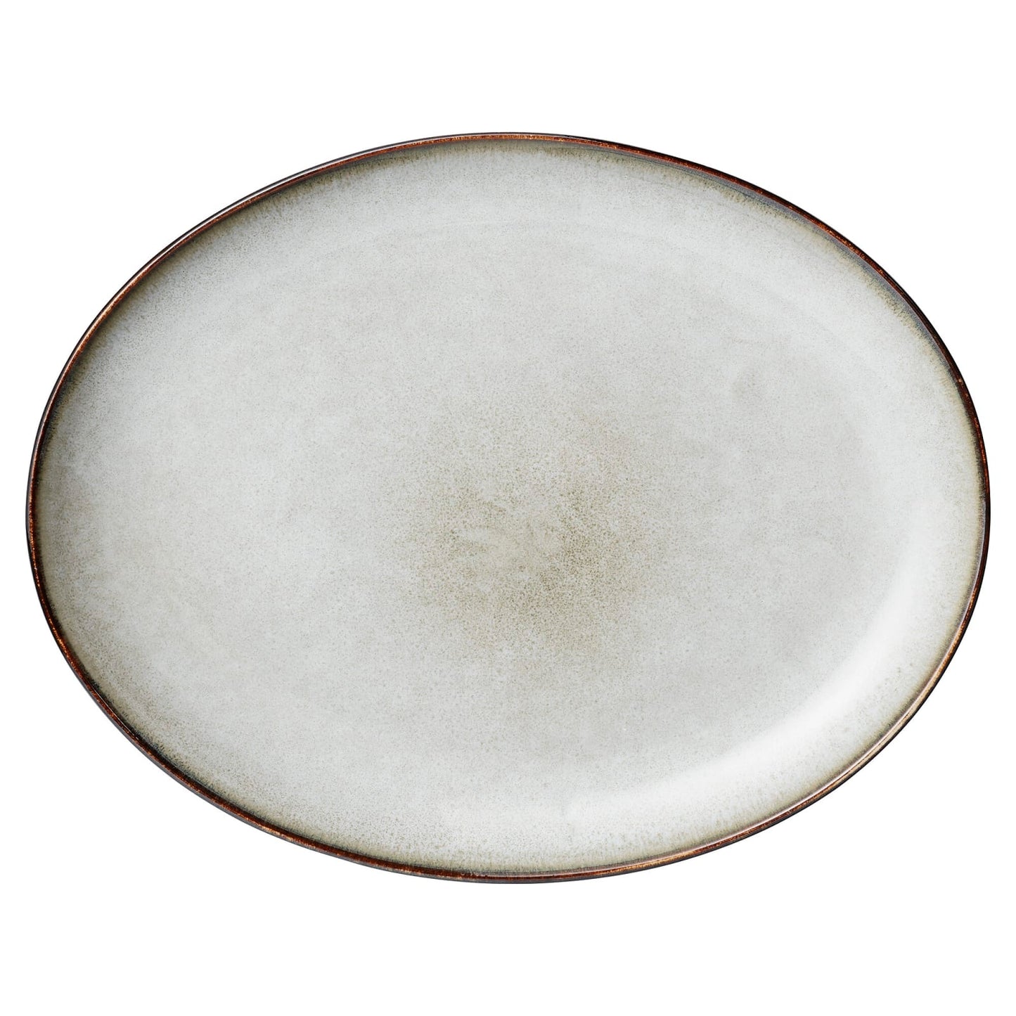 Amera dinner plate 29x22,5 cm - grey