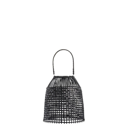 Hazel lantern H26 cm - black