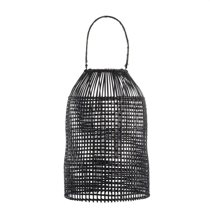 Hazel lantern H45 cm - black