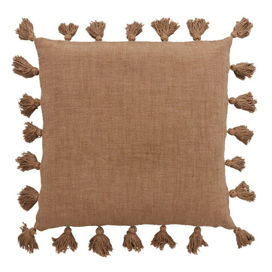 Feminia cushion 60x60 cm - golden brown