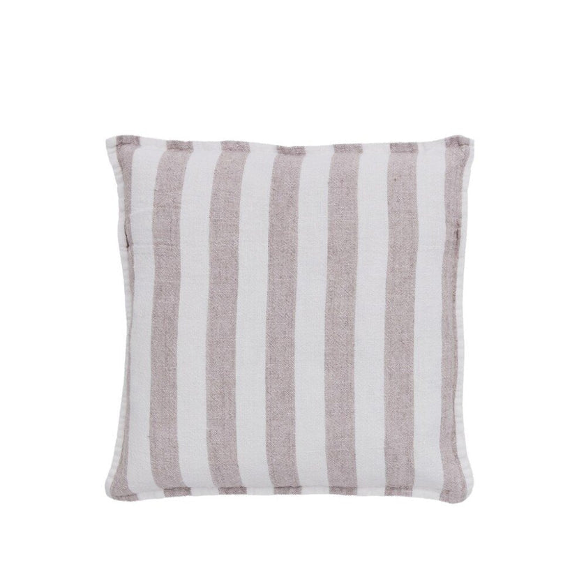 Fiona cushion 50x50 cm - bark/white