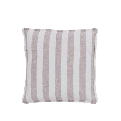 Fiona cushion 50x50 cm - bark/white