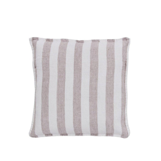 Fiona cushion 50x50 cm - bark/white