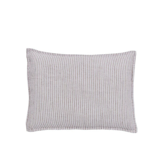 Fiona cushion 60x40 cm - bark/white