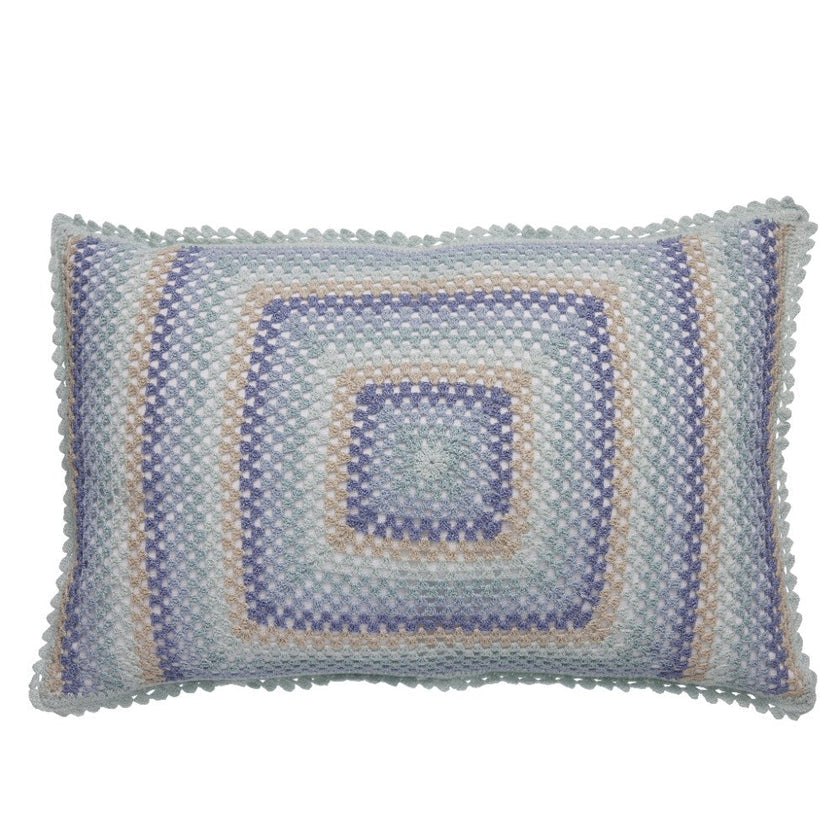 Liselle cushion 60x40 cm - blue